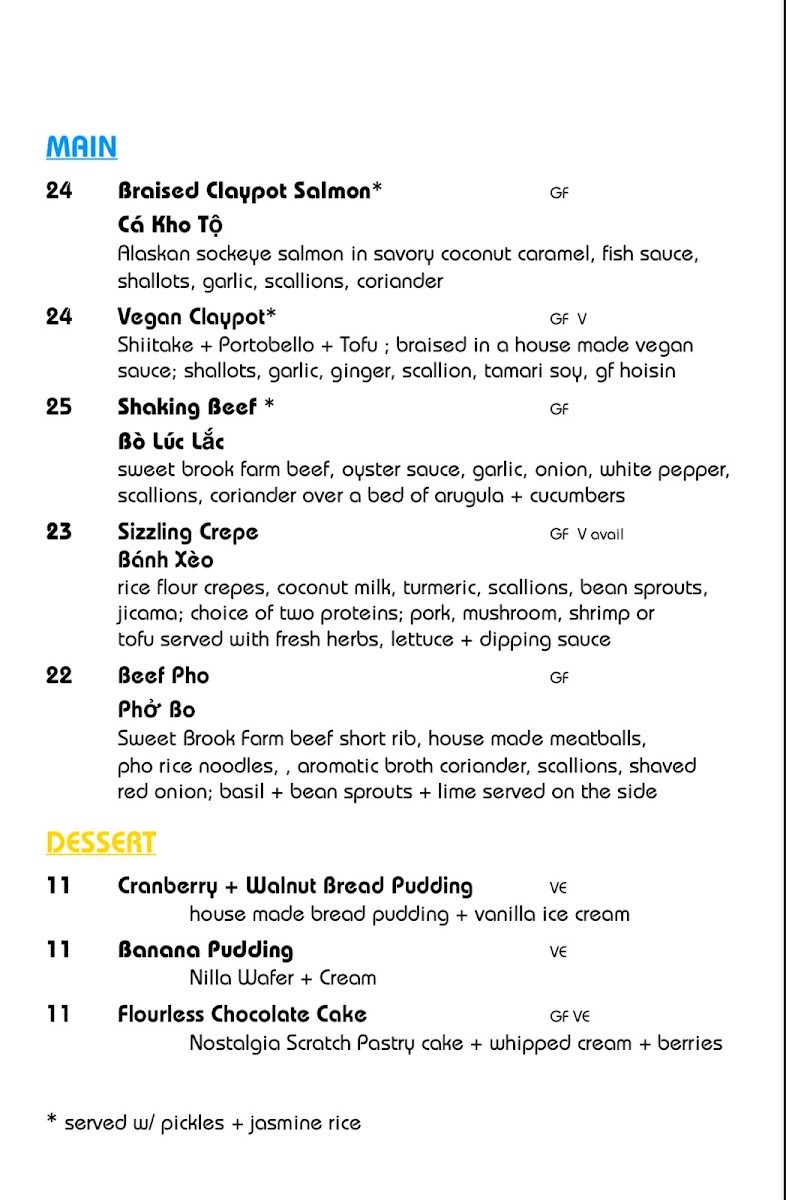STATE Food + Drink menu board