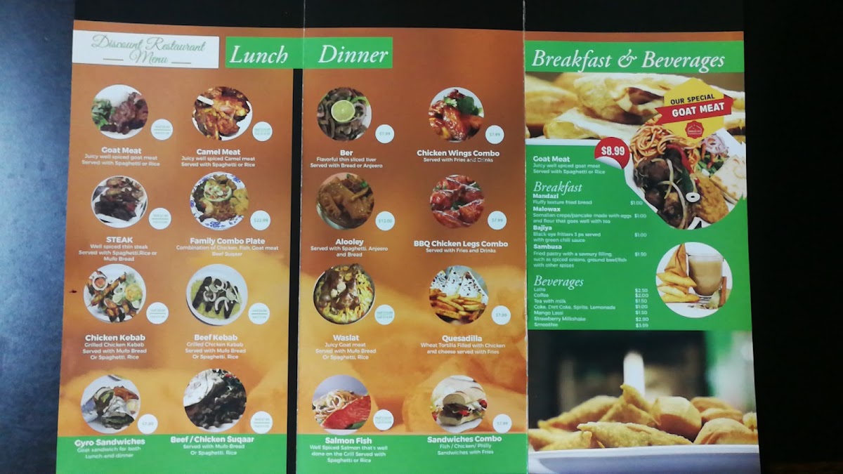 BLACK SEA DELI, INC menu board
