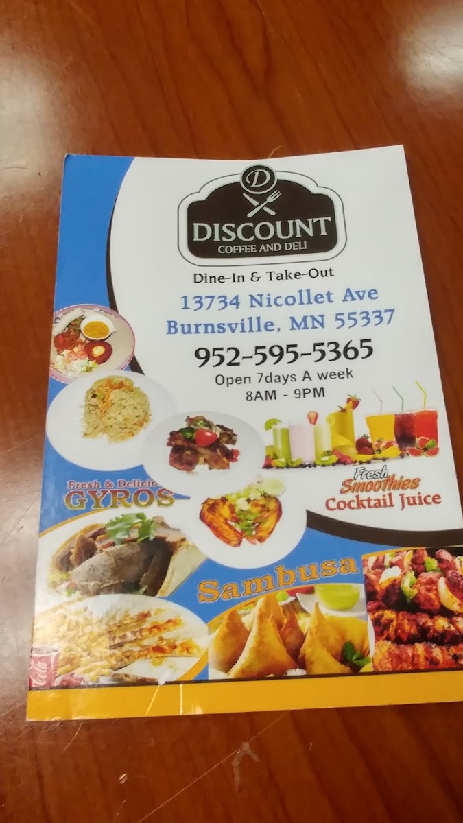 BLACK SEA DELI, INC menu board