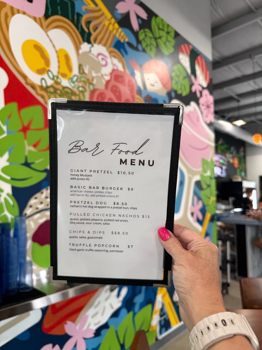 Crafthouse North menu board