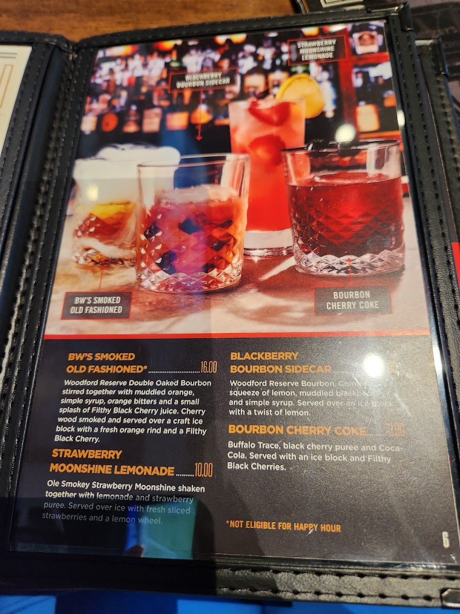 Big Whiskey's - Lebanon menu board