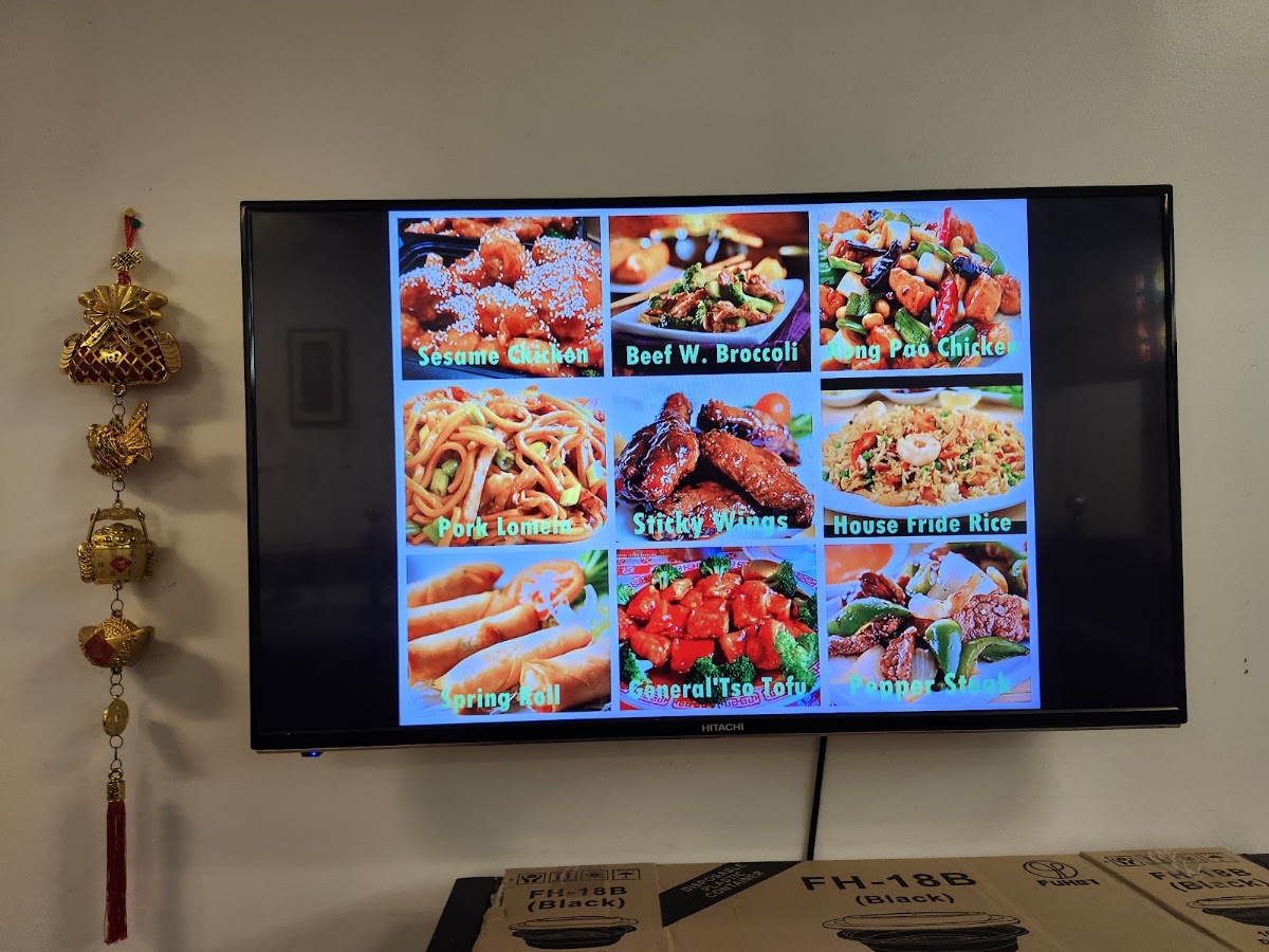 China Inn menu board