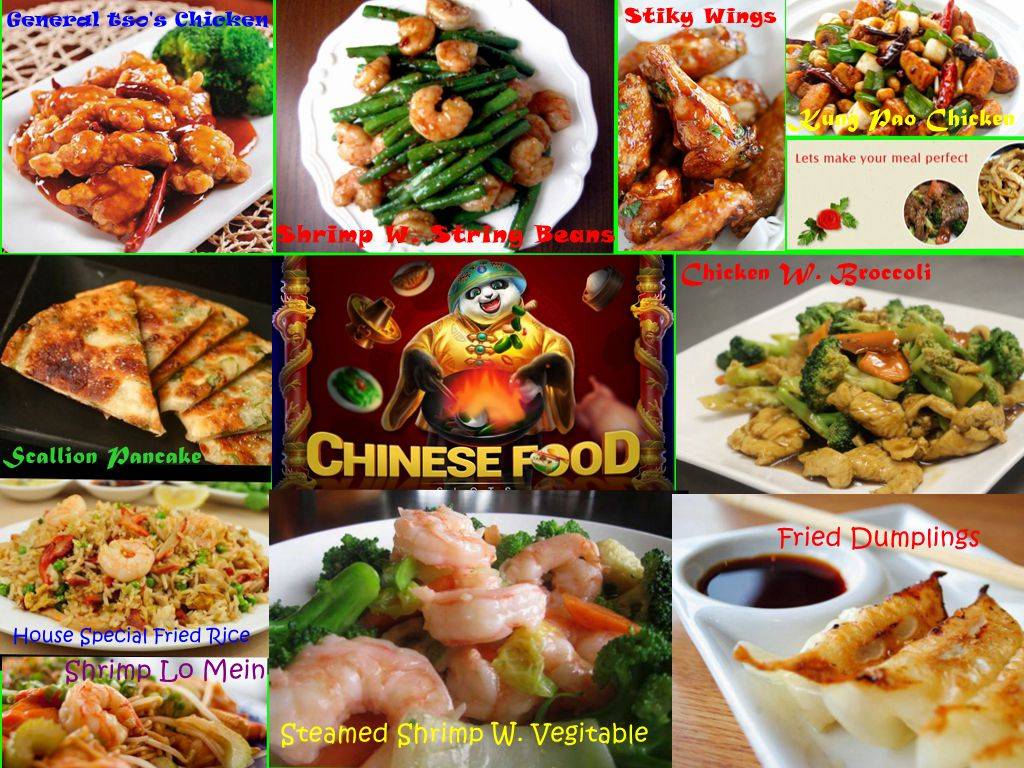 China Inn menu board
