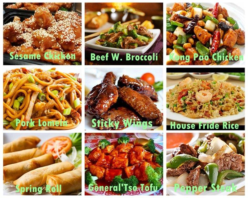 China Inn menu board