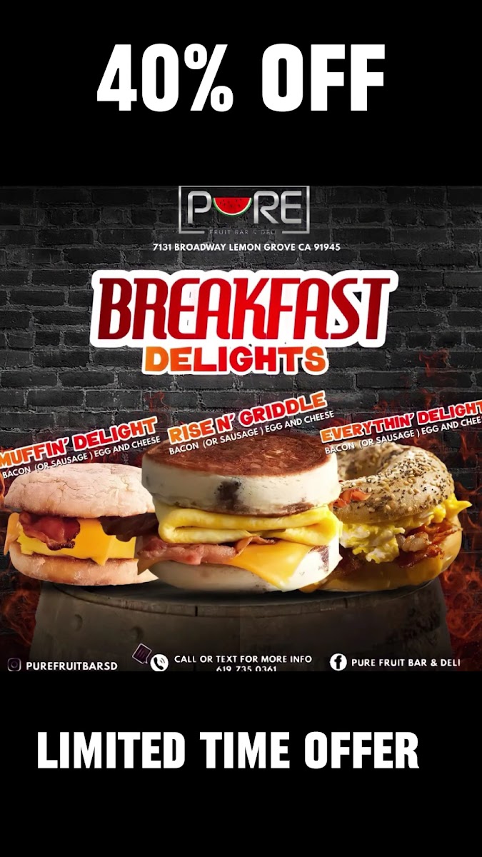 Pure Fruit Bar & Deli LLC