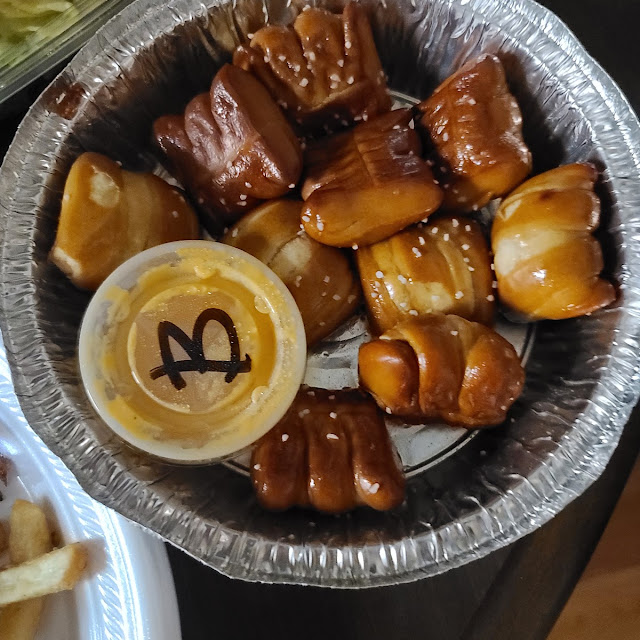 Pretzel Bites and Beer Cheese