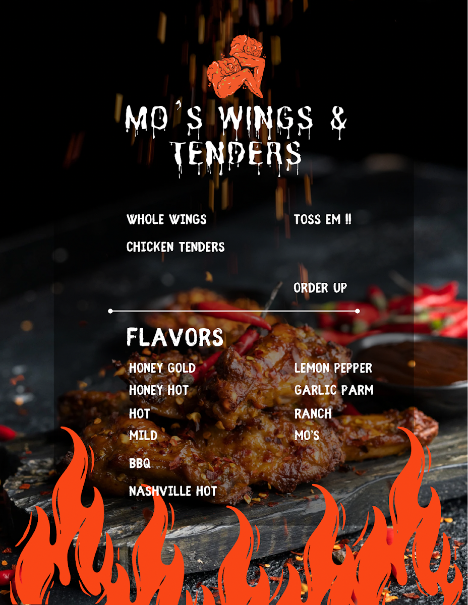 Mosby’s menu board