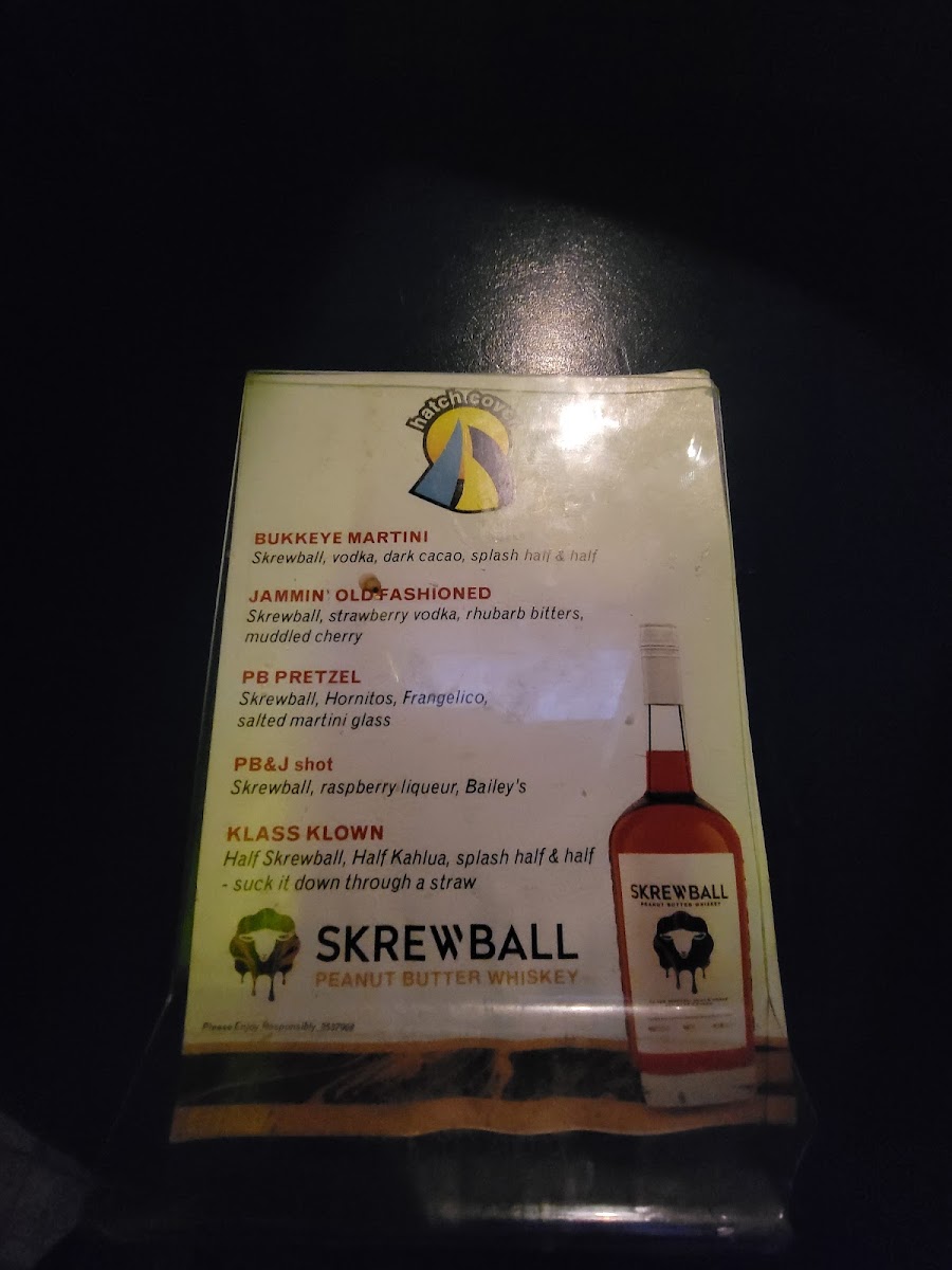 Country Club Corners menu board