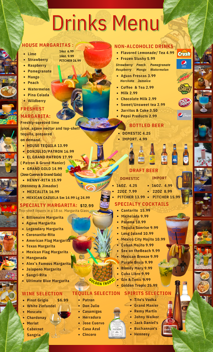 Mi Tradicion Grove City menu board