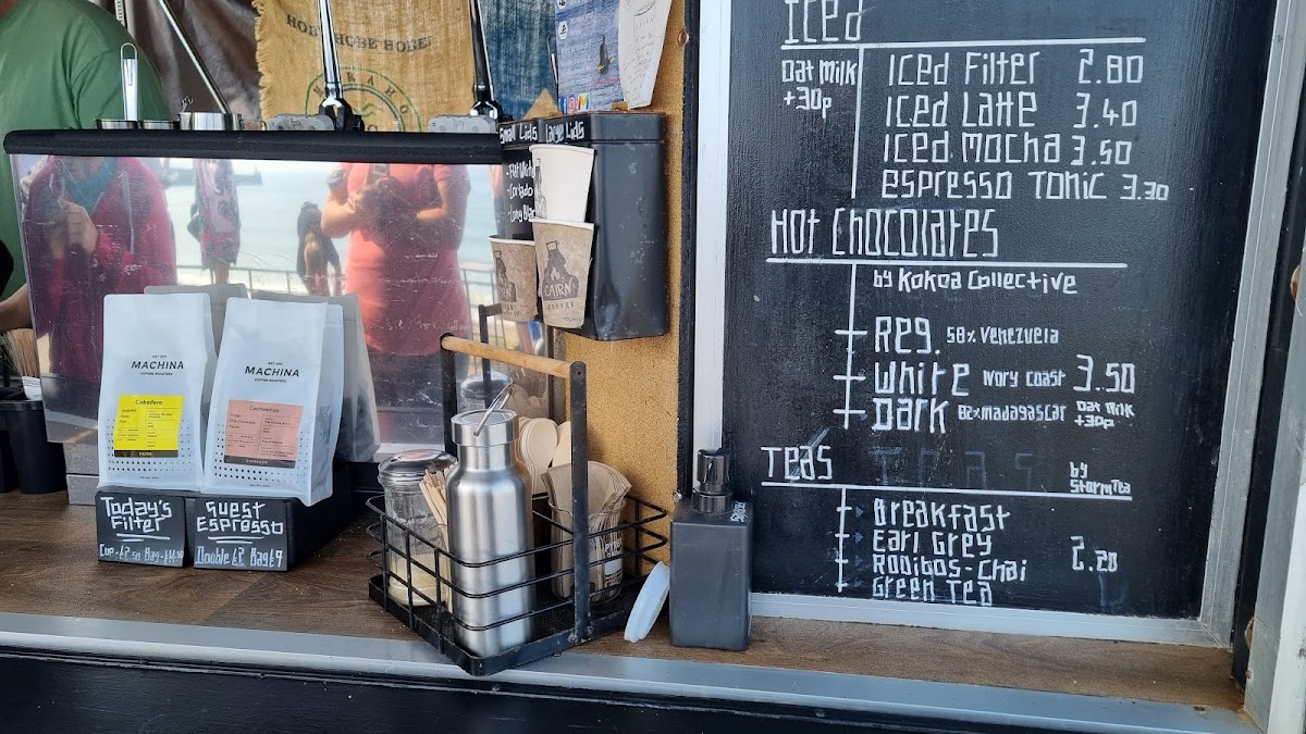 Cairn Coffee menu board