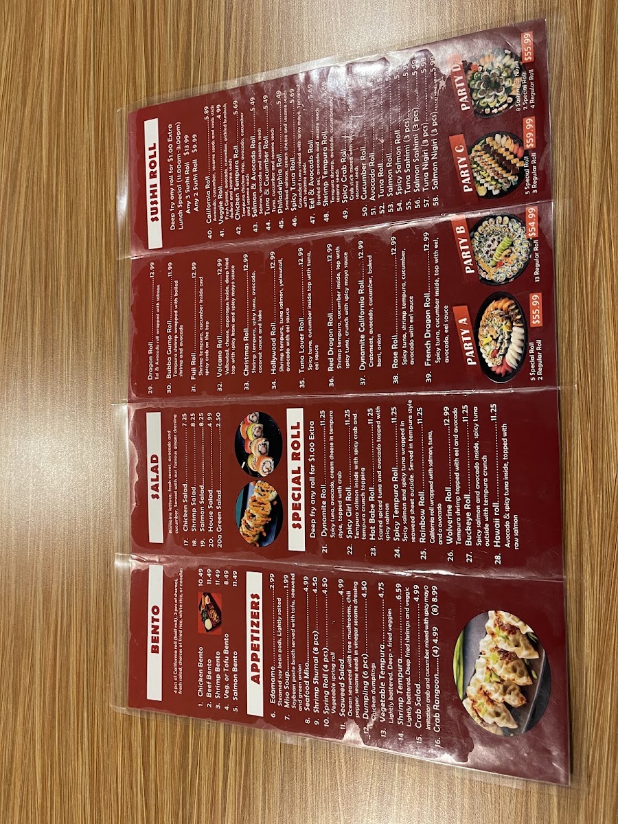 Fuji Express | Japanese menu board