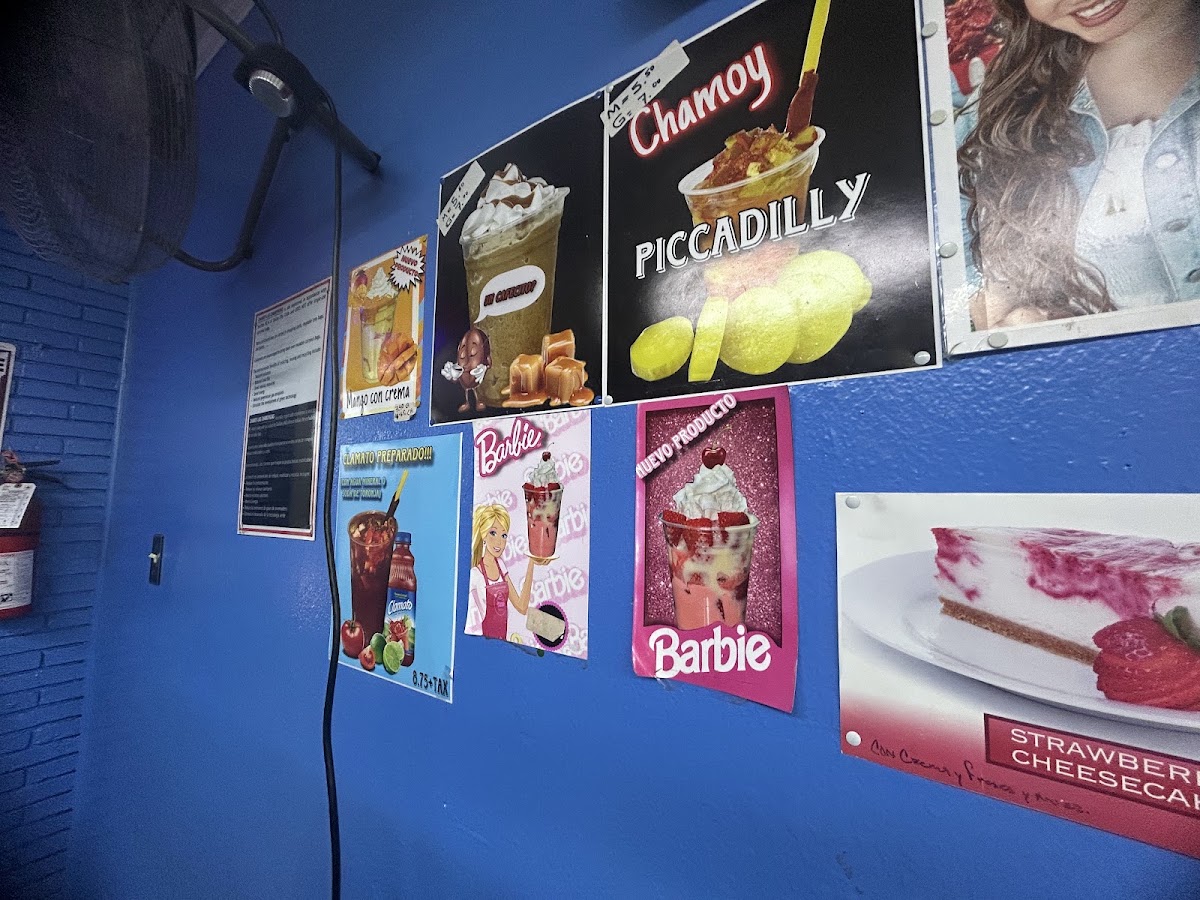 Chamoy #5 menu board