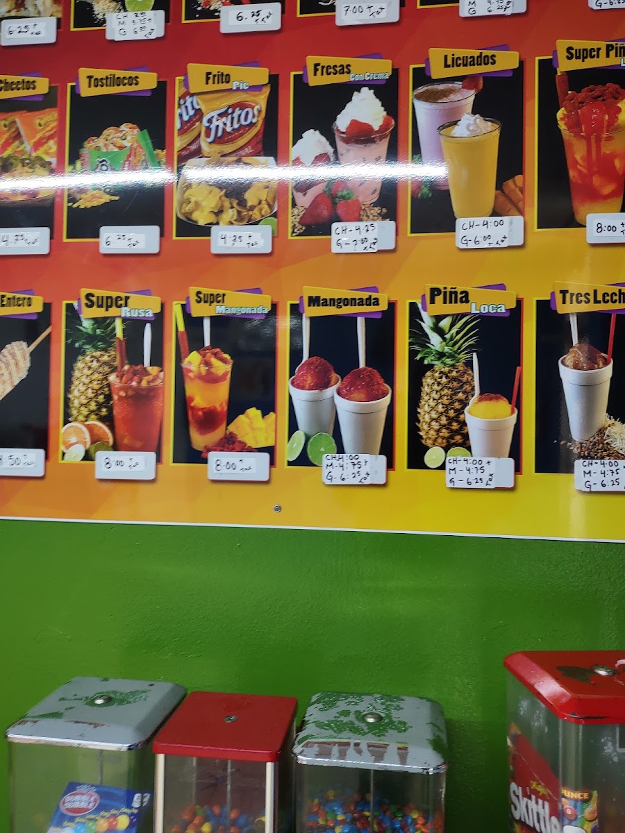 Chamoy #5 menu board