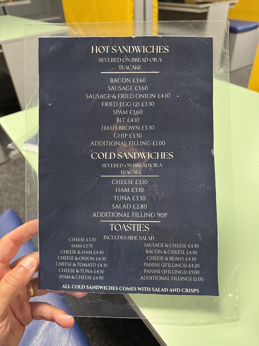 Granny's kitchen menu board