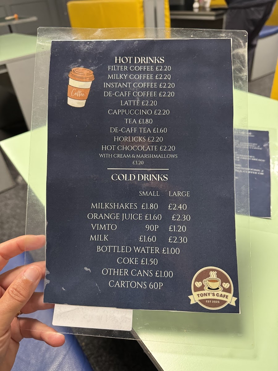 Granny's kitchen menu board