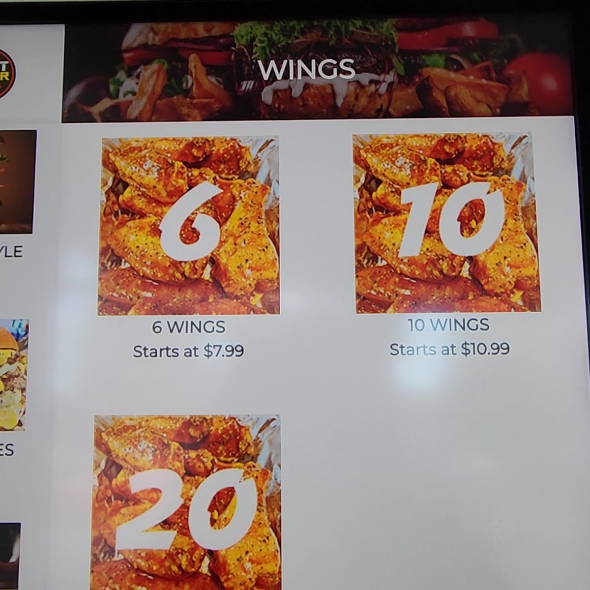 THAT Burger Spot! #4 menu board