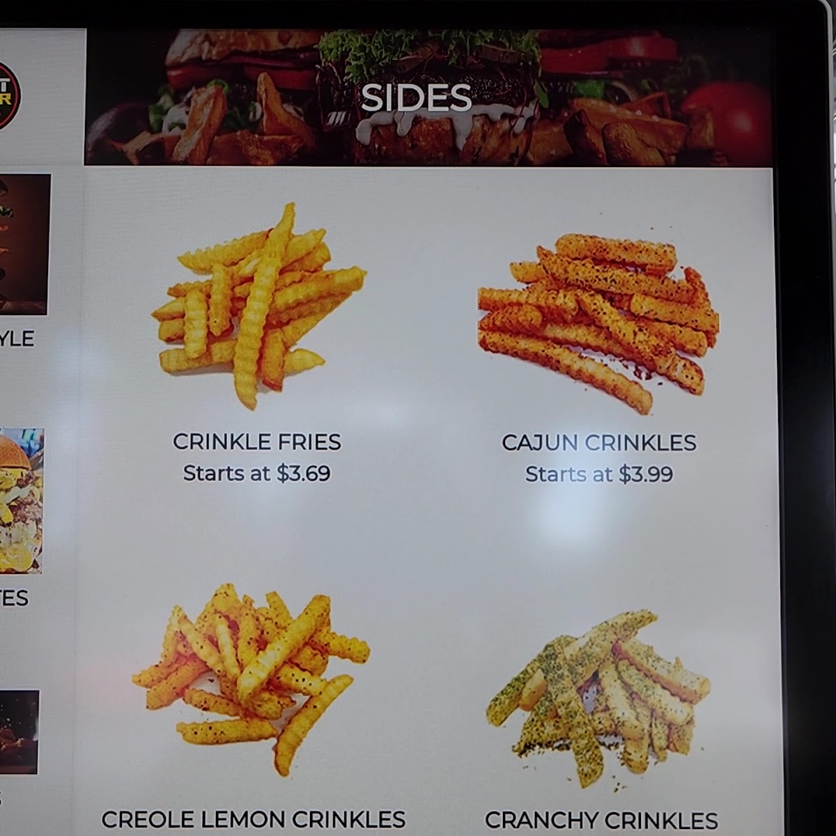 THAT Burger Spot! #4 menu board
