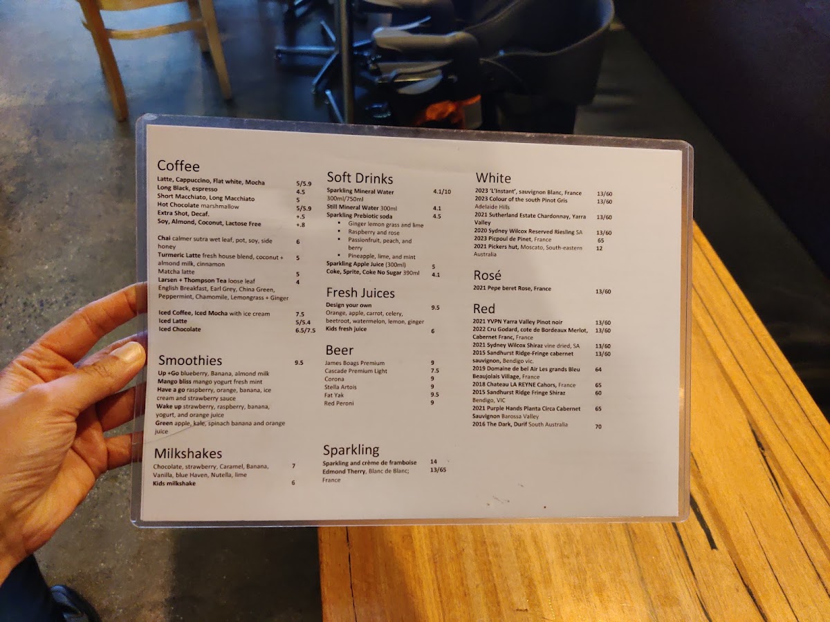 Mandoline menu board