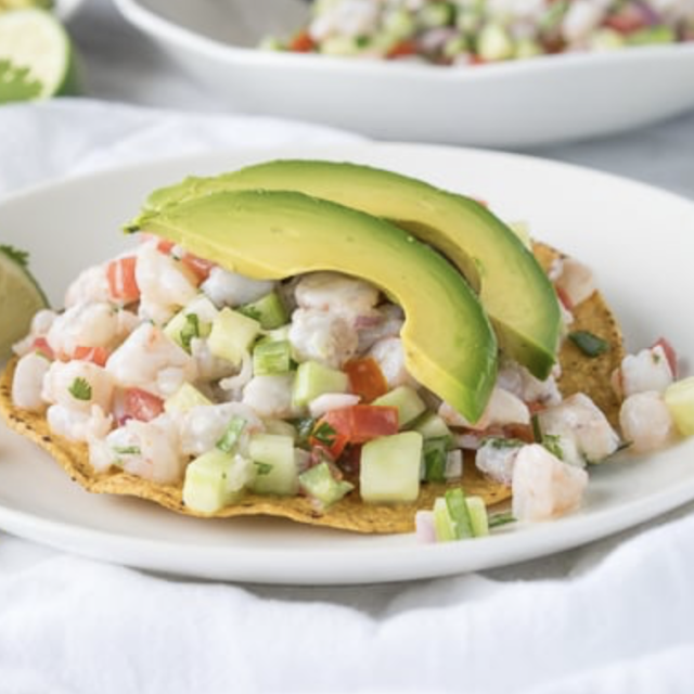 Tostadas de Ceviche