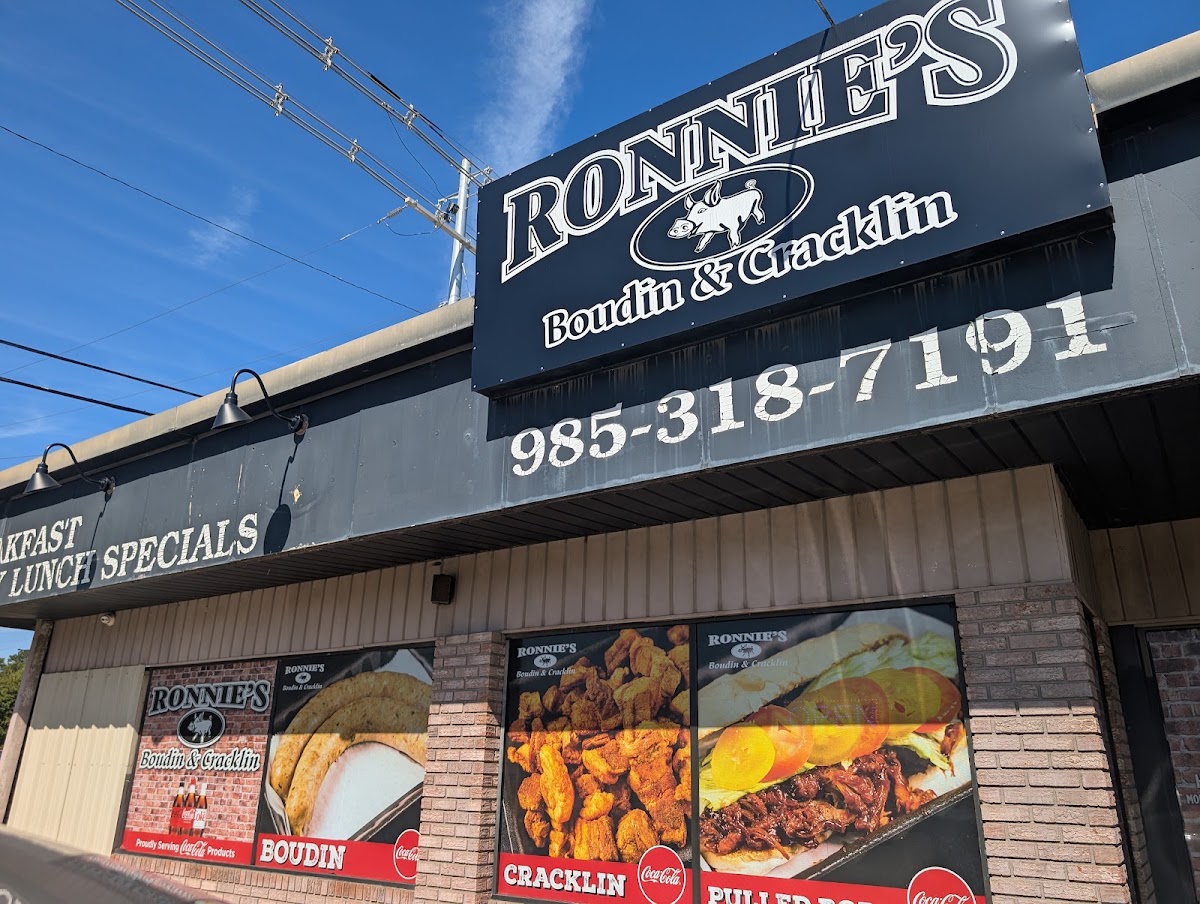 Ronnies Cajun Boudin & Cracklin's
