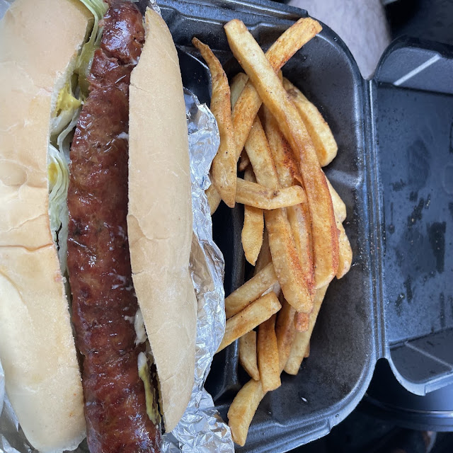 Deer Sausage PO' Boy