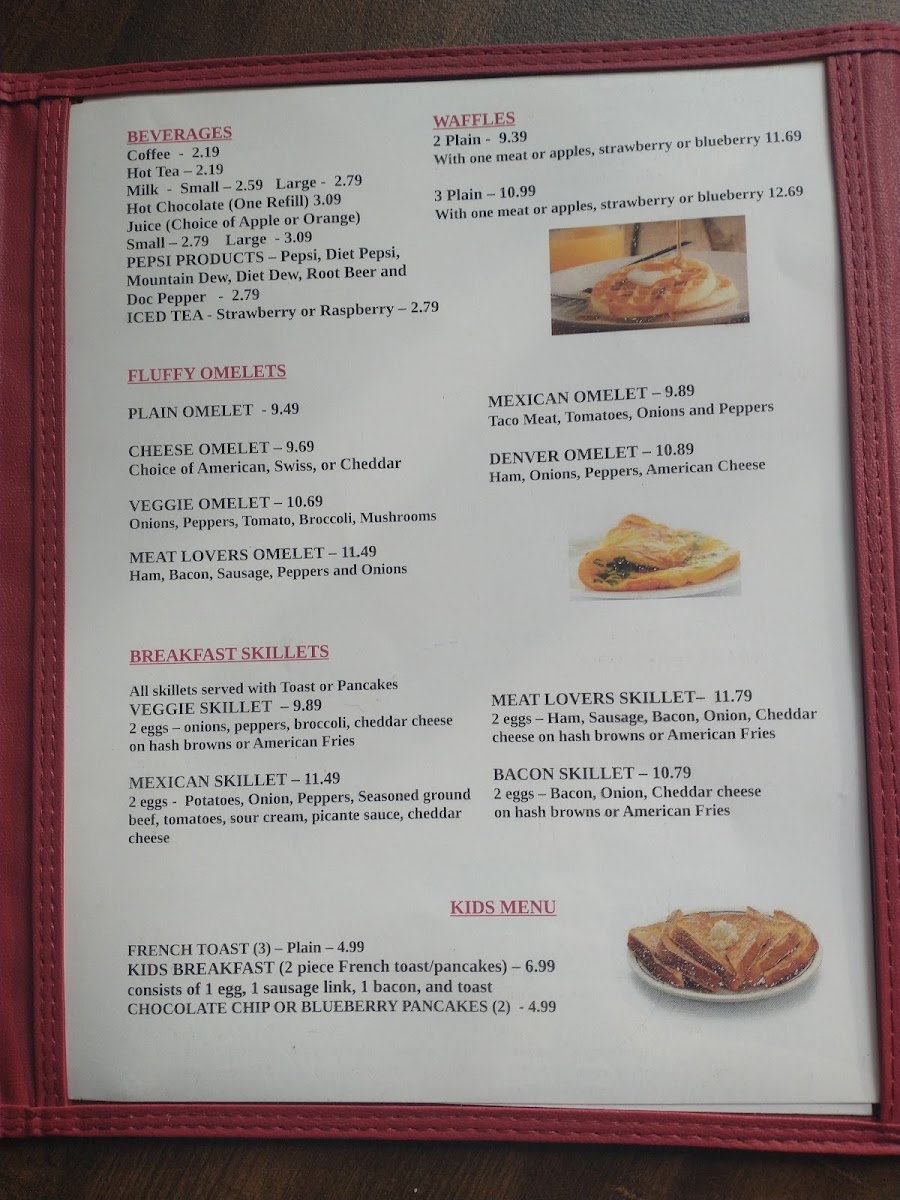 MayMay’s Cafe menu board