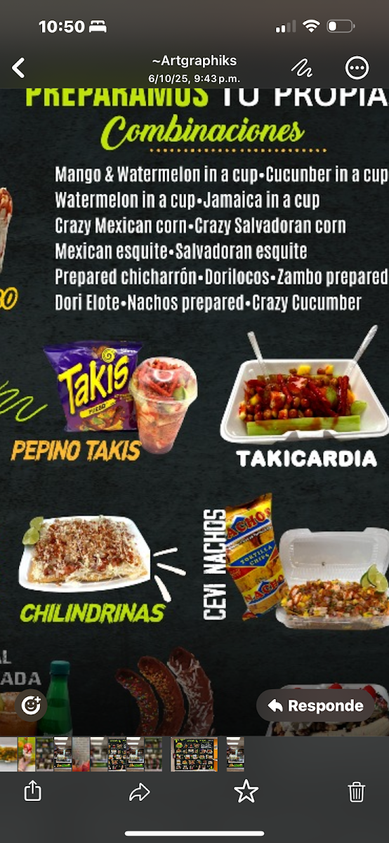 Son D’licias menu board