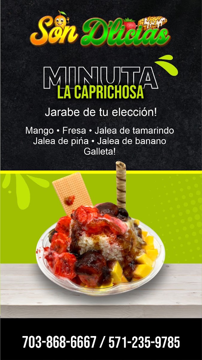 Son D’licias menu board