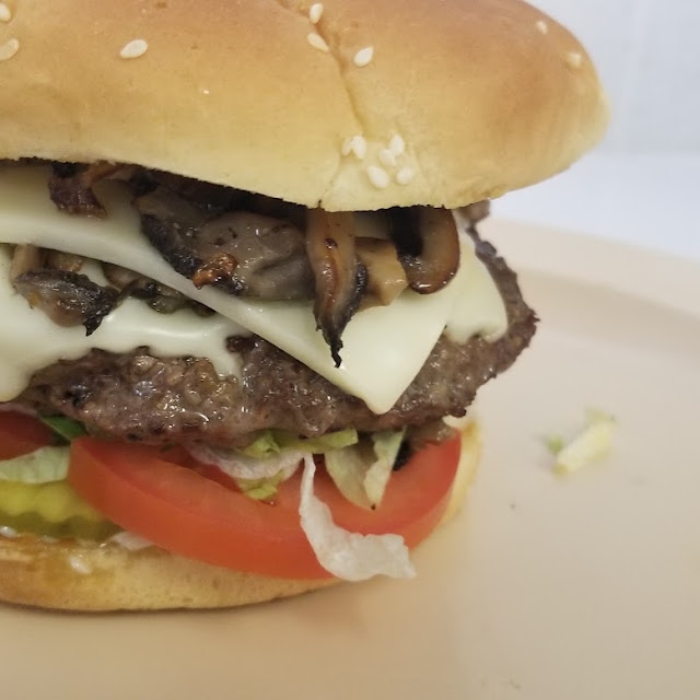 Mushroom Swiss Burger