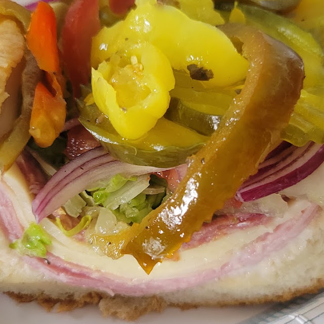 Sausage Pepper Onion Sandwich
