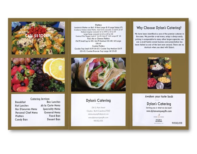 Dylan's Cafe & Deli menu board