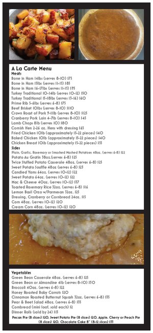 Dylan's Cafe & Deli menu board