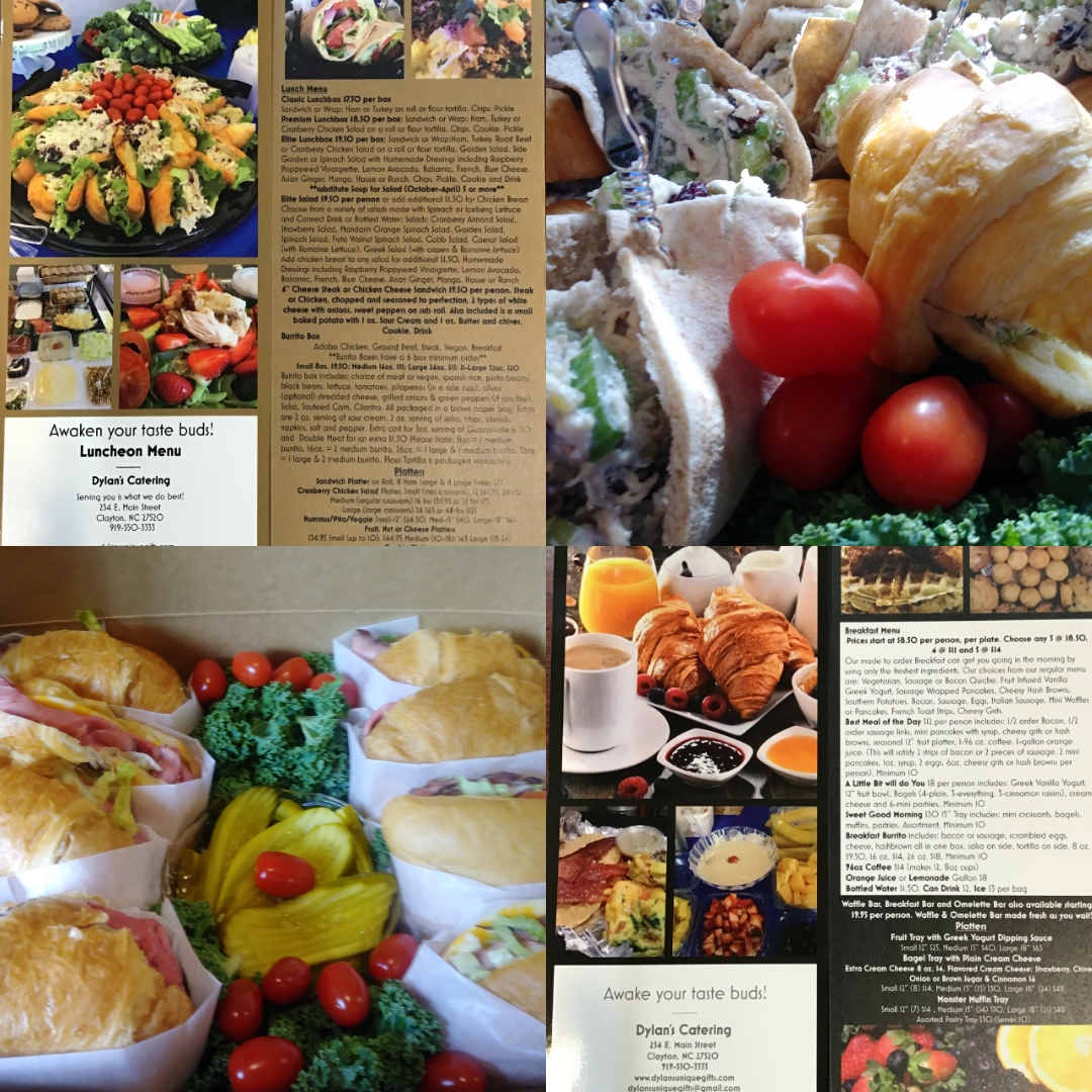 Dylan's Cafe & Deli menu board