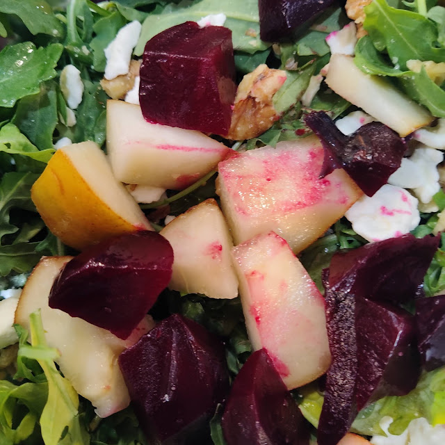 Cobb Greek or Pear Beet Salad