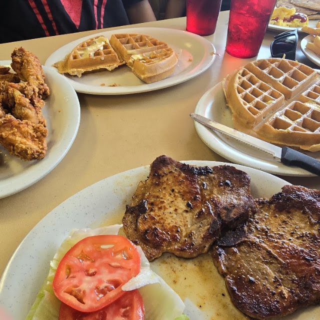 Pork Chips Breakfast Plate