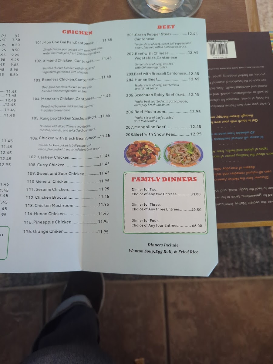Chopsticks | Chinese Restaurant menu board