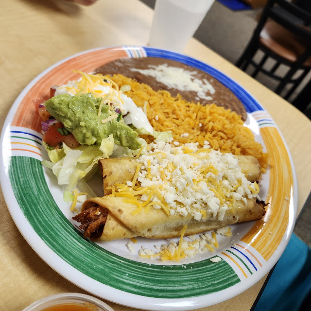 Tacos with Rice and Beans