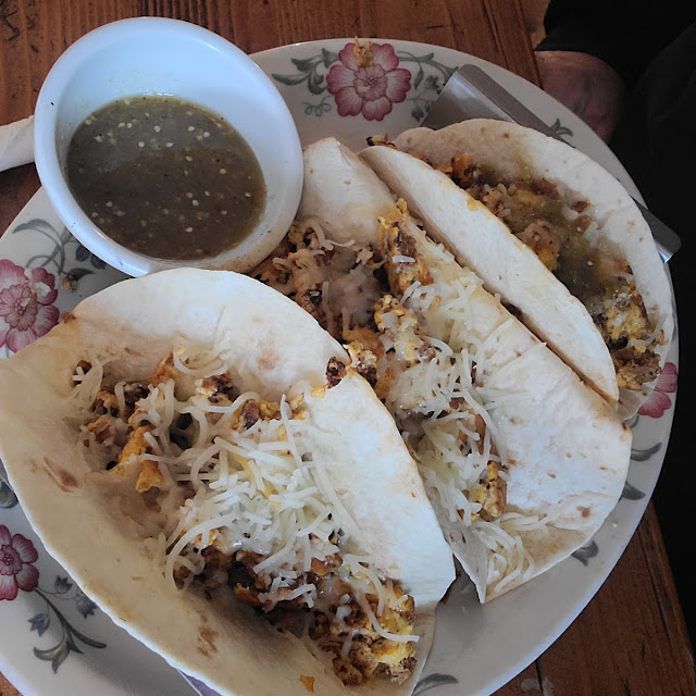 Three Breakfast Tacos