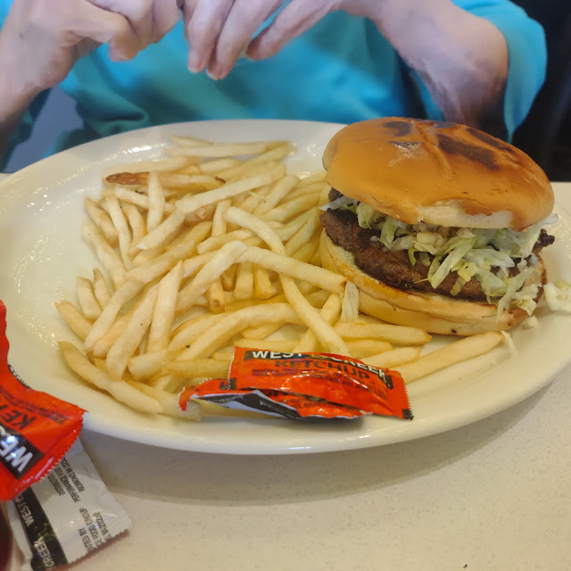 Hamburger and Fries