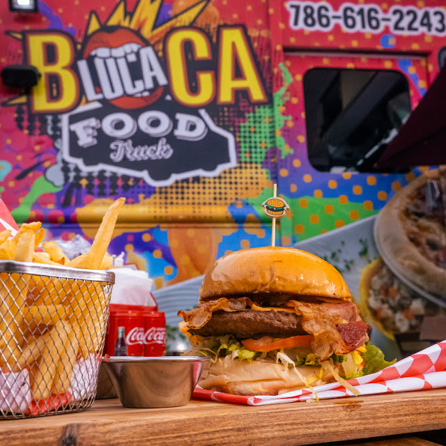 Boca Loca Burger Con Papas Fritas