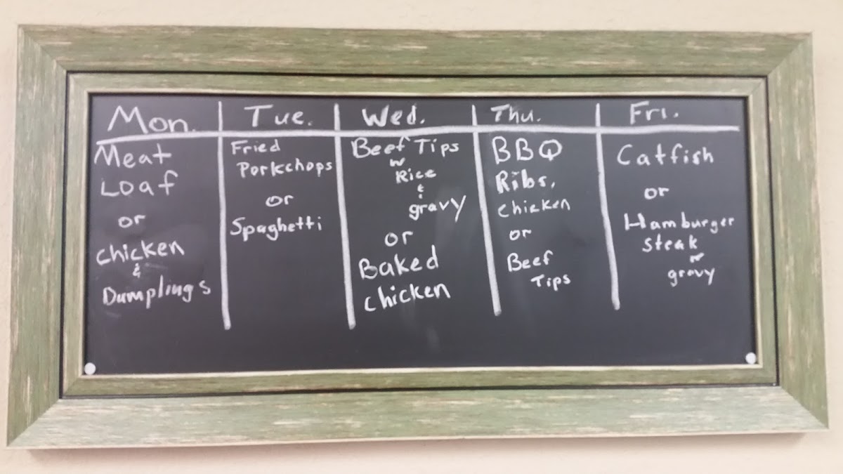 Chicken Basket menu board