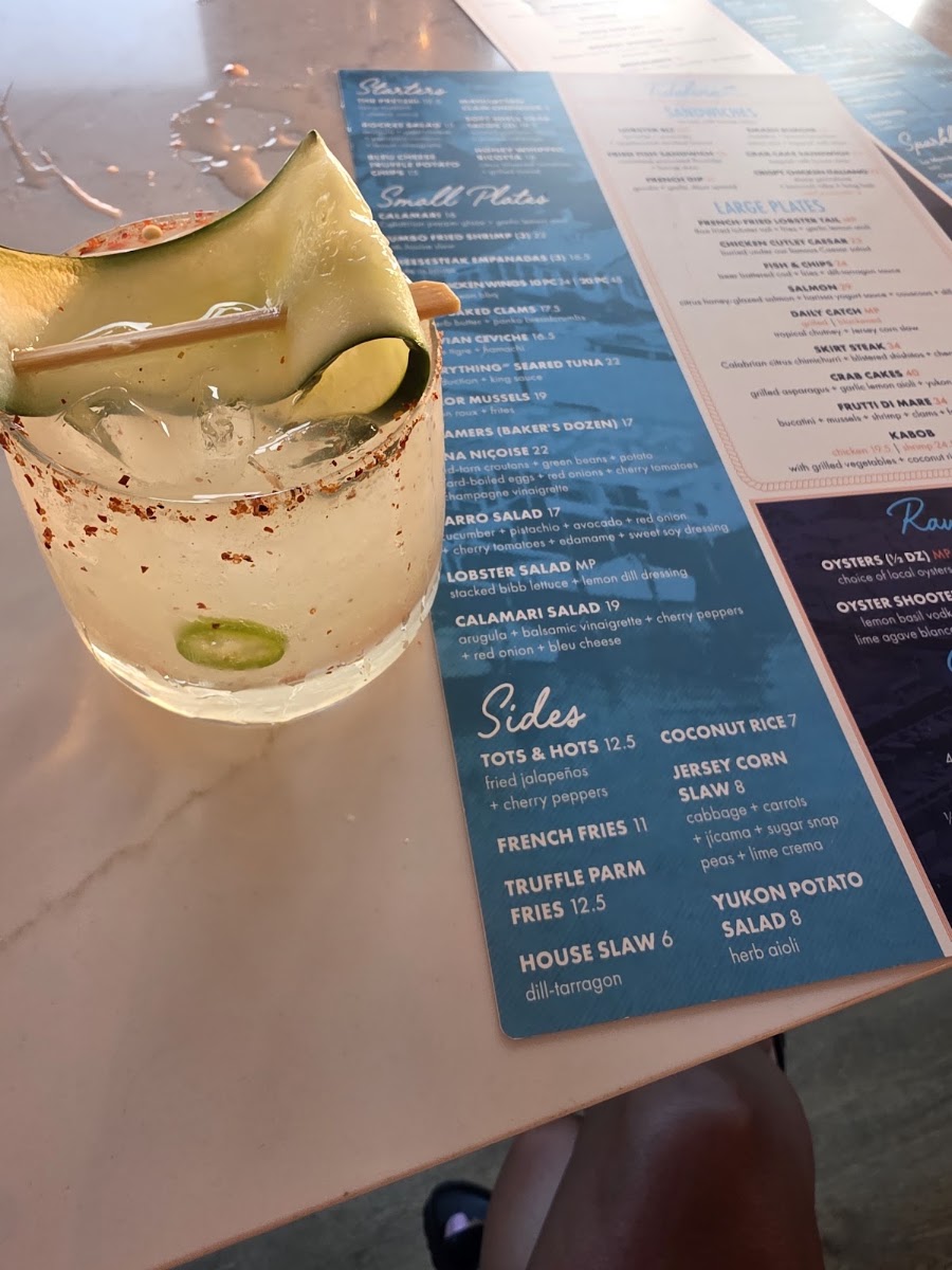 Tideline menu board