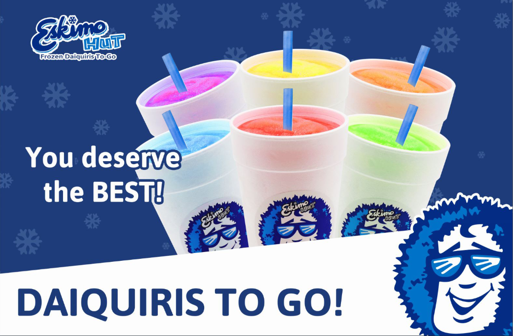 Eskimo Hut - Frozen Daiquiris To-Go, Nicotine and Hemp