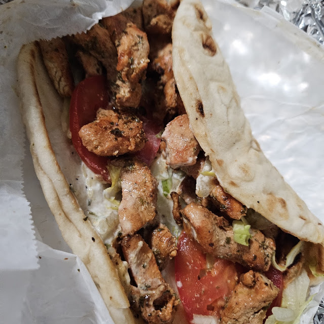 Chicken Gyro with Pita Bread