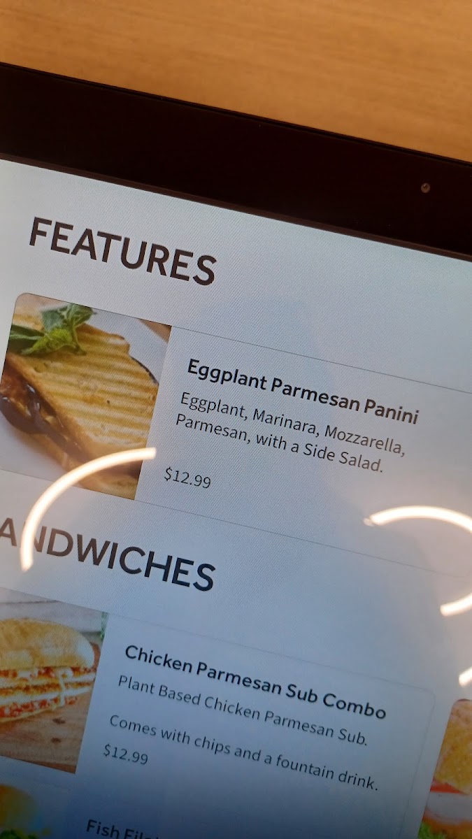 Orange Spot Bistro menu board