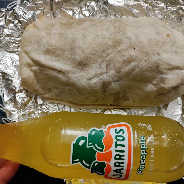 Size Comparison Jarritos vs Burrito