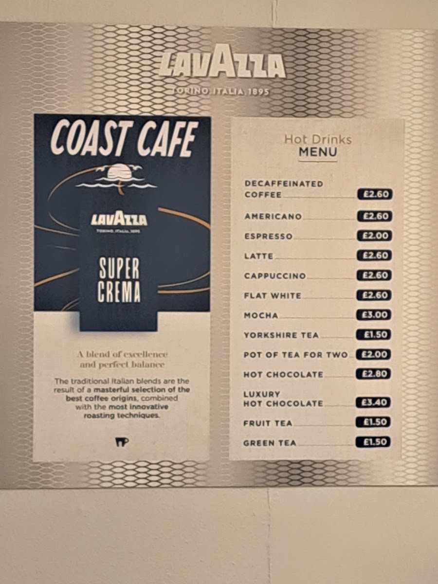 COASTCAFE TRIMINGHAM menu board