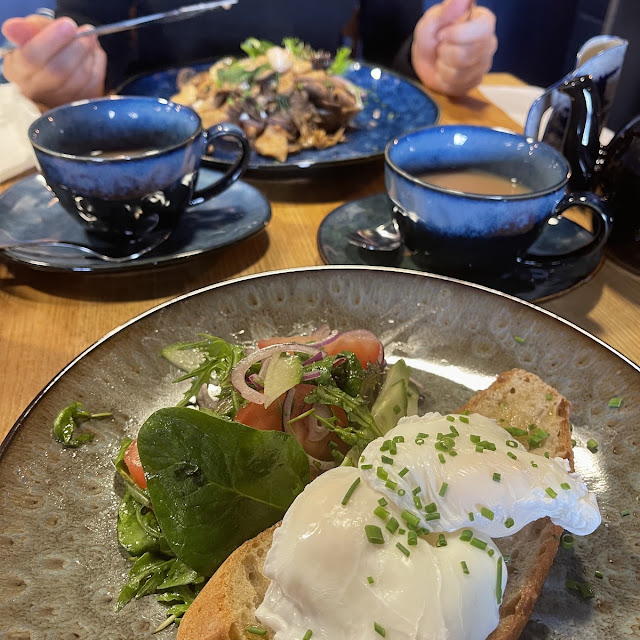 The Eggs Gone Rogue with Poached Eggs