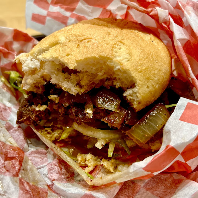 Hamburger with Sautéed Mushrooms and Onions