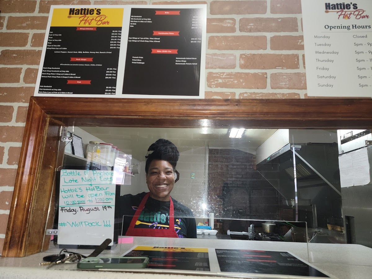 The Tree Bar-B-Que and Lounge menu board